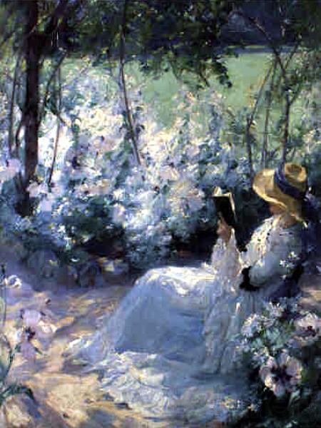 Frank Bramley Delicious Solitude Norge oil painting art